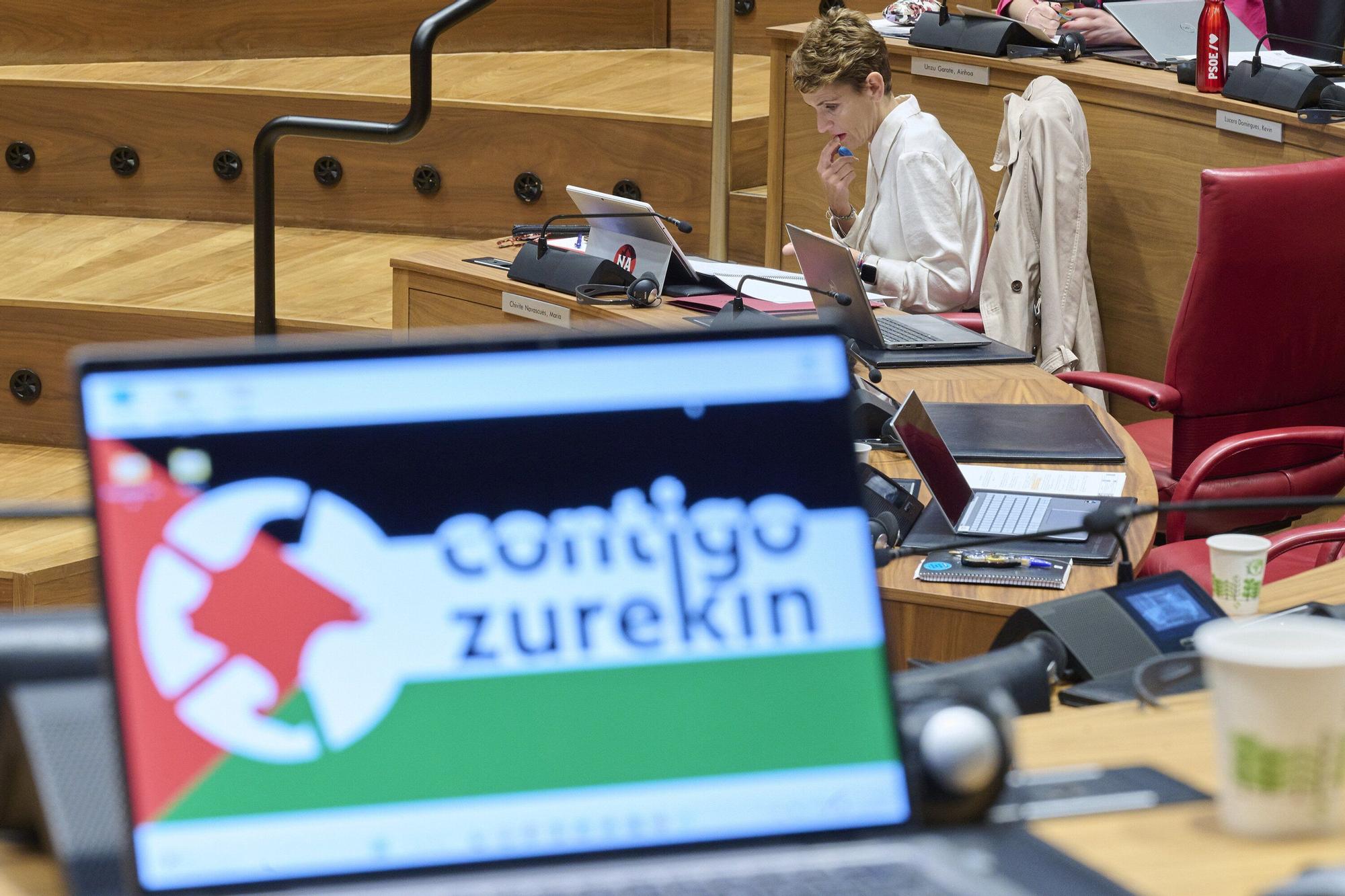 Fotos del pleno del Parlamento de Navarra (jueves 25 de septiembre de 2025)
