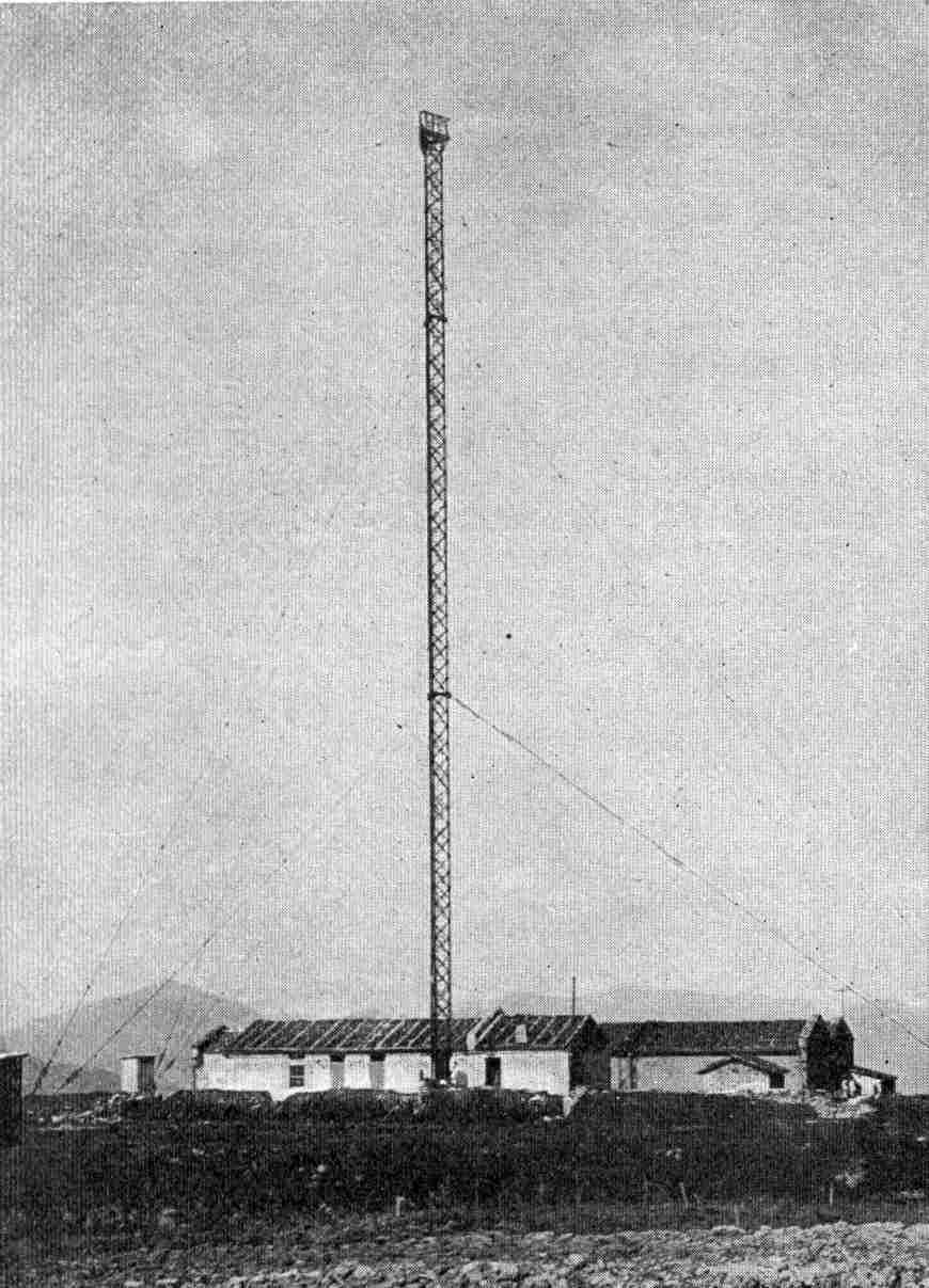 En la dictadura se instaló una estación radioléctrica.