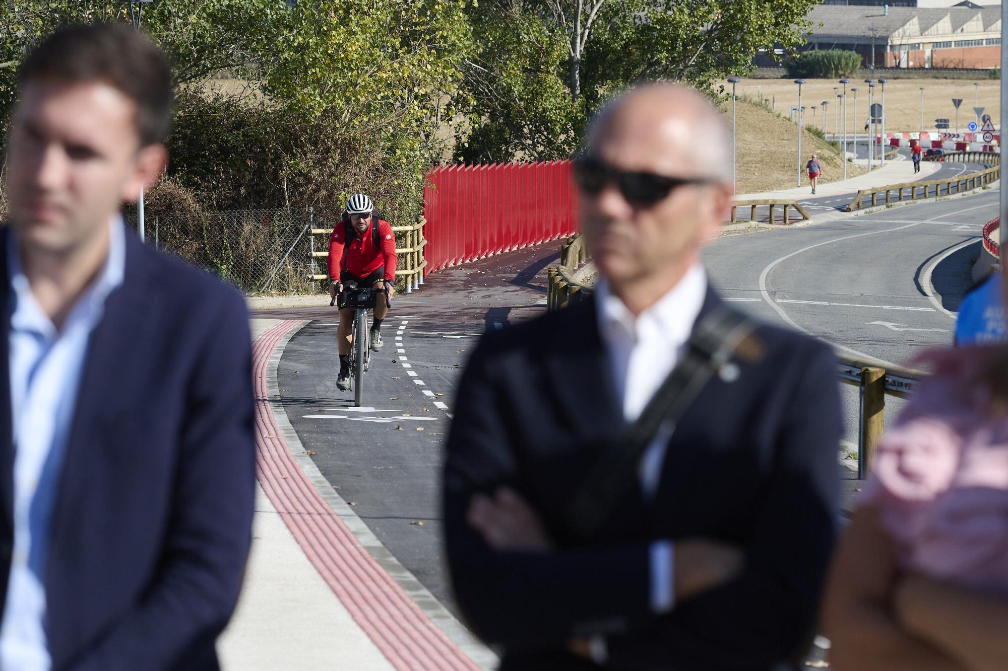 Fotos de la visita al carril bici entre Pamplona y Cizur Menor por el Camino de Santiago