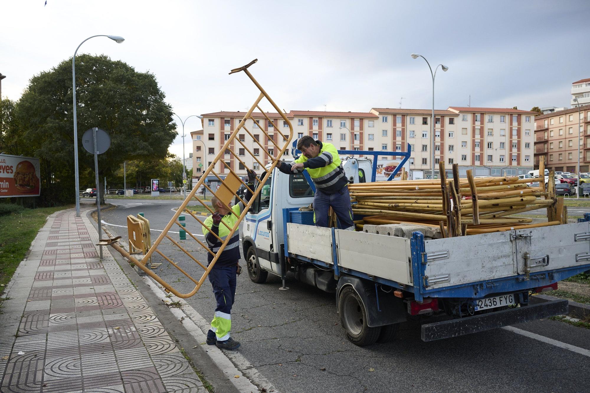 Reapertura de la carretera de la Universidad de Navarra