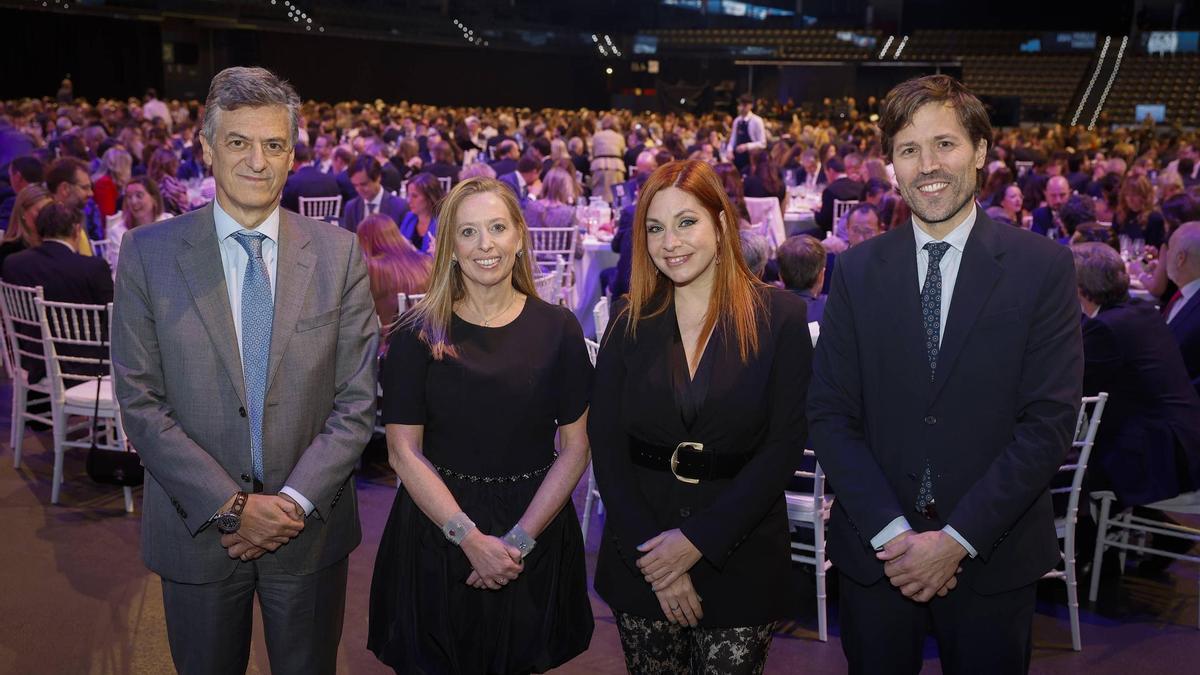 De izquierda a derecha: Joseba Campos, Pilar Lorenzo, Leire Martínez y Jaime Gállego