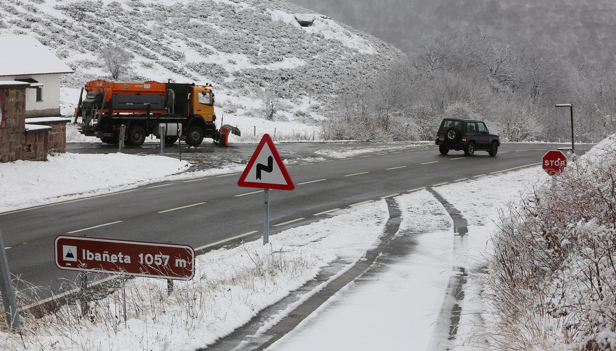 Fotos de la nieve en Navarra (20 de noviembre de 2025)