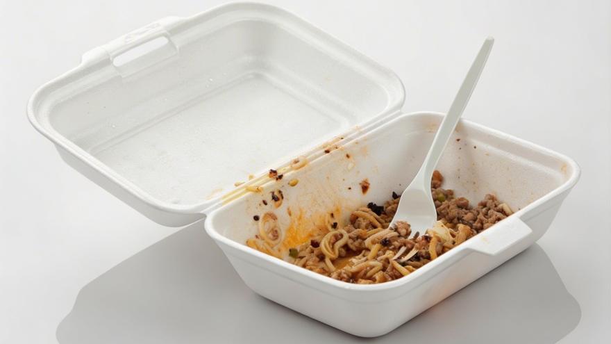 Piden un táper para las sobras, se lo dejan, vuelven a las tres horas a por él y se lía una buena