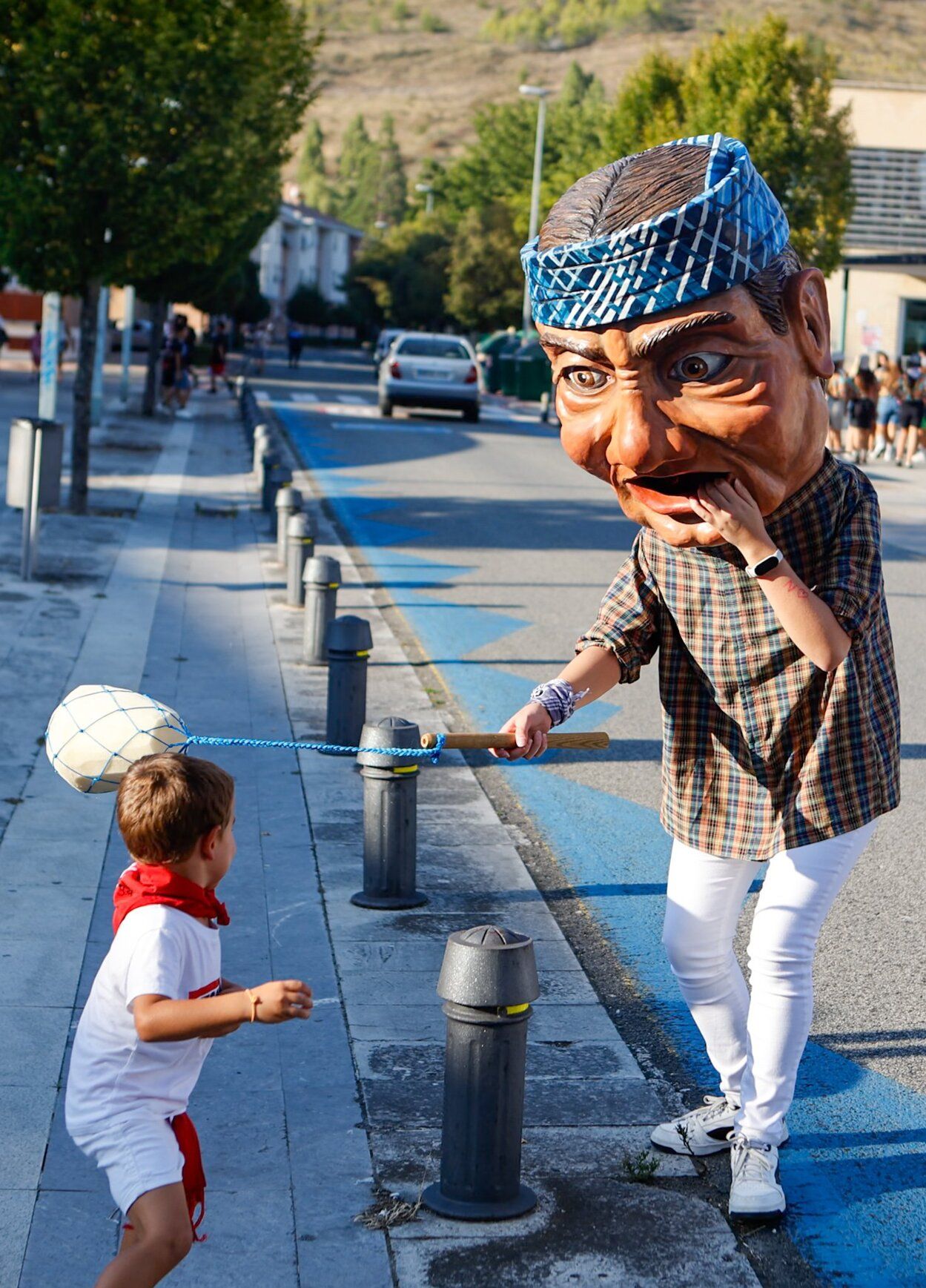 Fotos del chupinazo de fiestas de Ansoáin