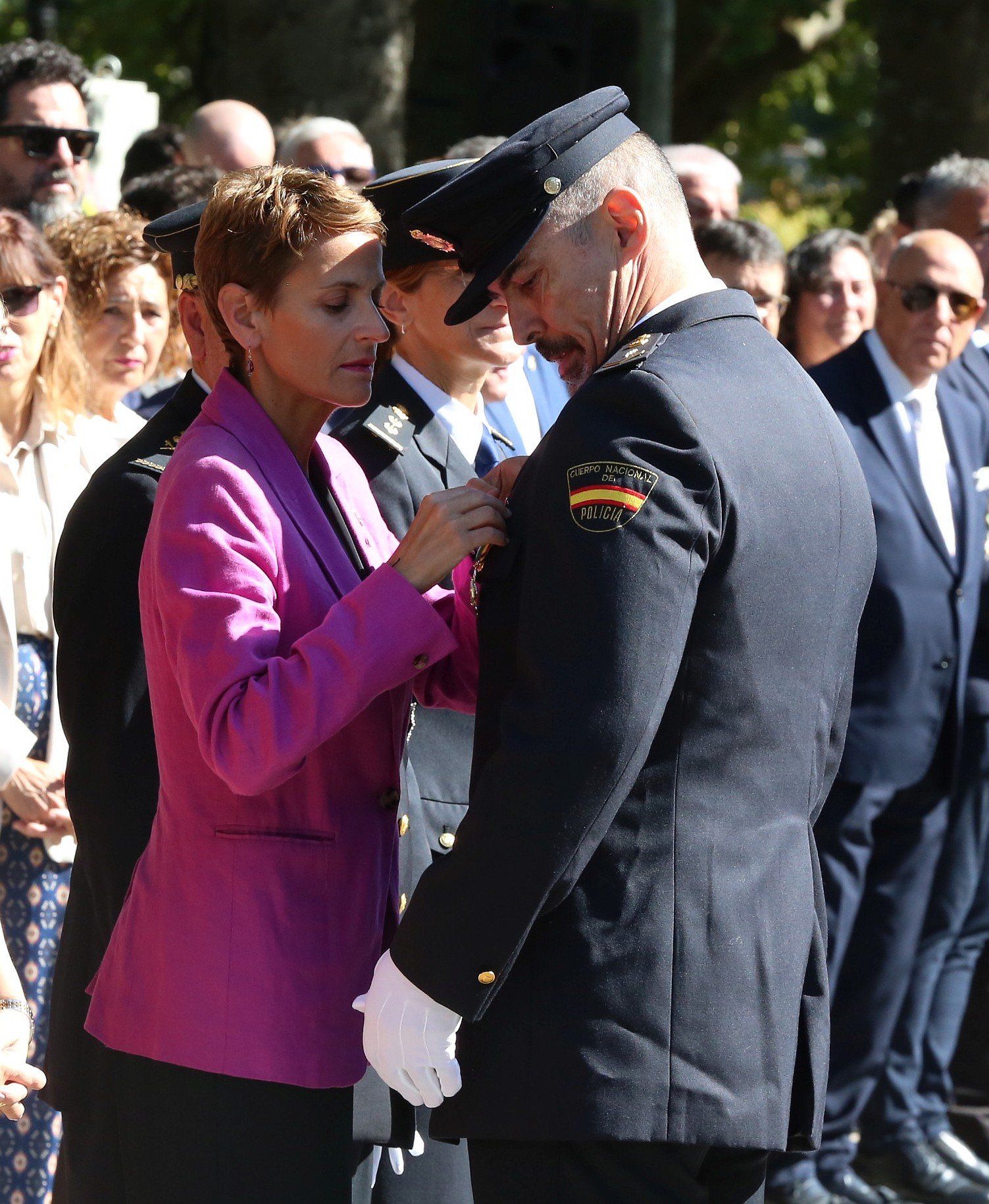 Fotos de la celebración del patrón de la Policía Nacional en Pamplona