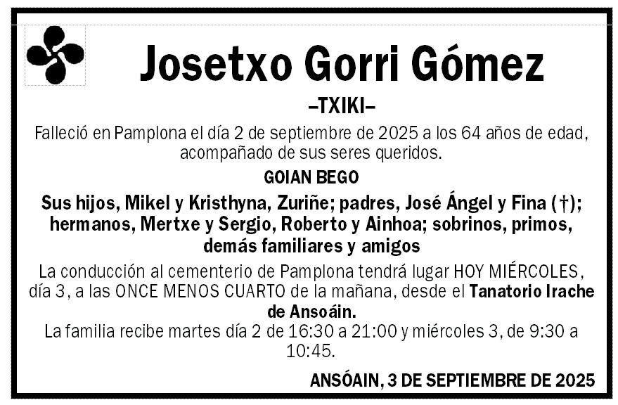 Josetxo Gorri Gómez