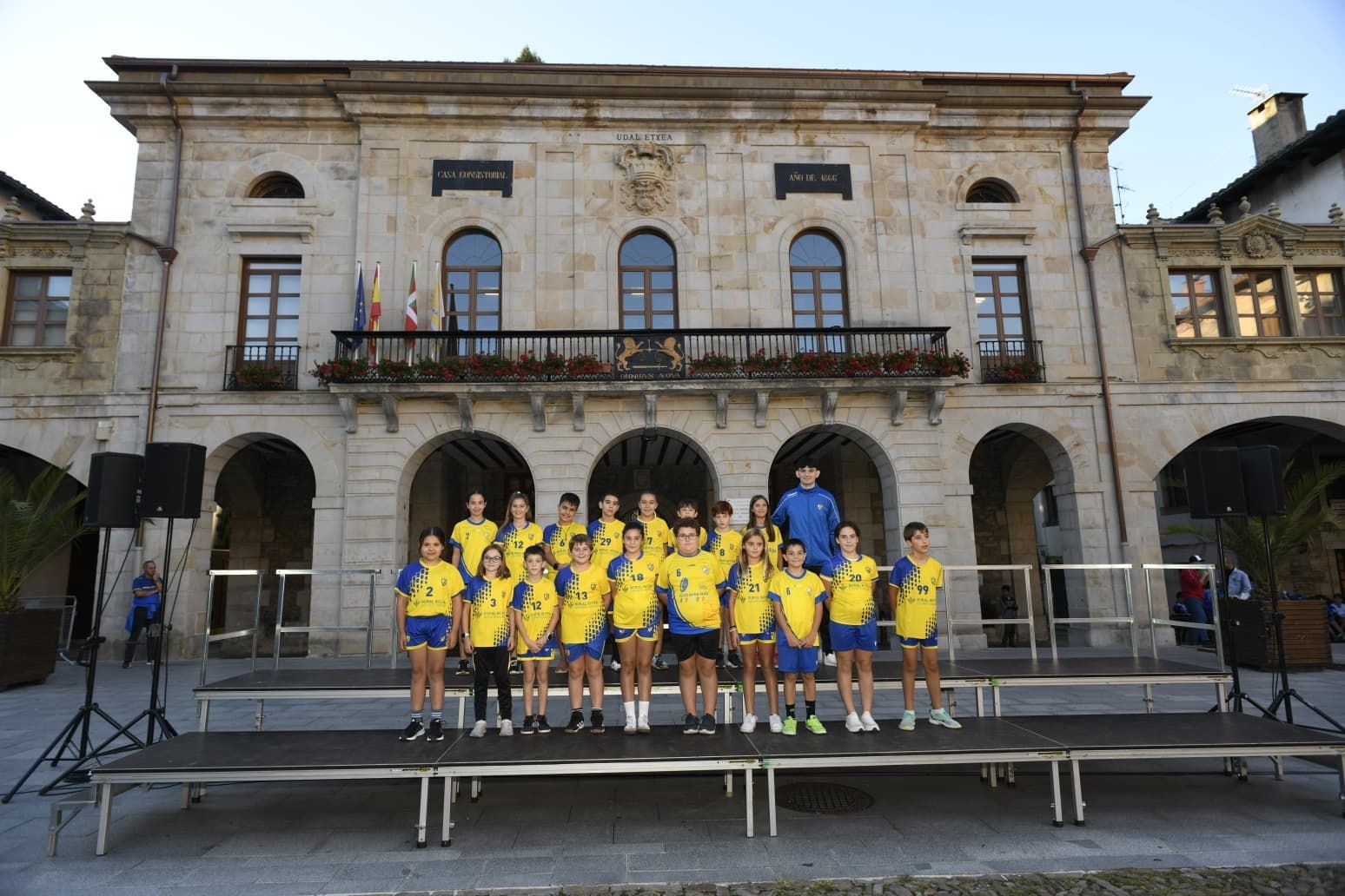 Presentación de los clubes deportivos de Urretxu y Zumarraga