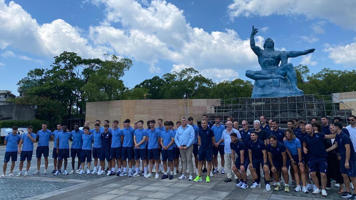 La Real visita el Museo de la Bomba Atómica de Nagasaki