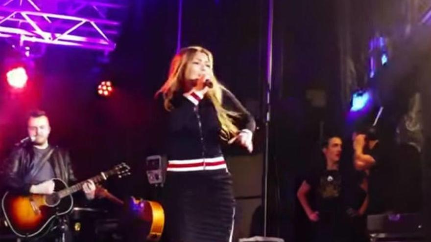 Amaia Montero en Renedo de Piélagos.
