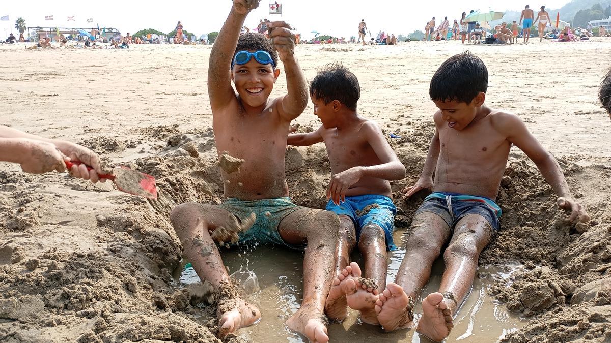 Niños saharauis en Oporrak Bakean de este verano