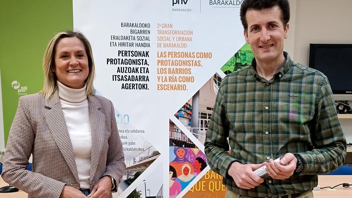 Amaia del Campo y Gorka Zubiaurre.