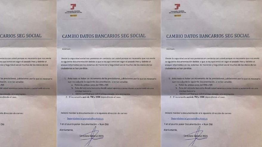 Mucho cuidado si recibes esta carta que supuestamente envía la Seguridad Social