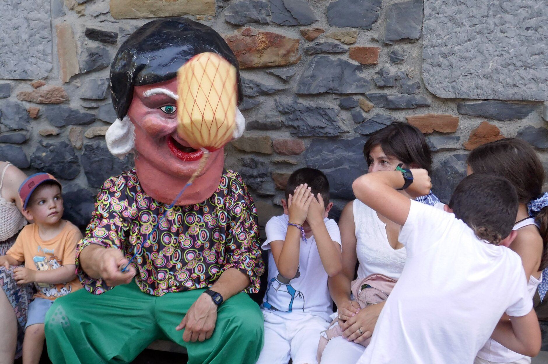 Fotos del inicio de las fiestas en Leitza