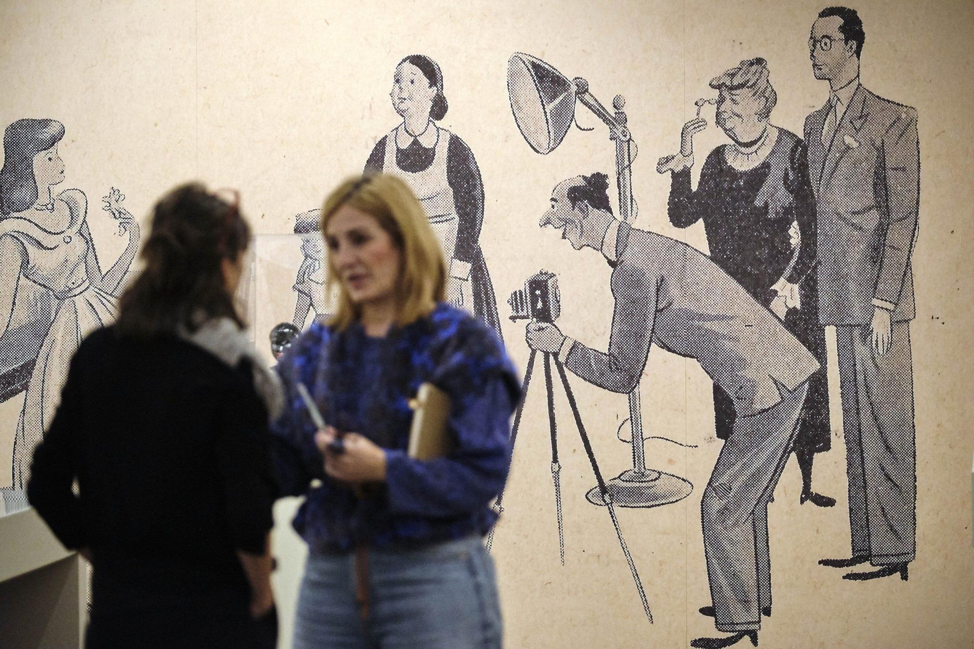 Fotos de la exposición temporal del Museo de Navarra 'Mariano Zaragüeta'