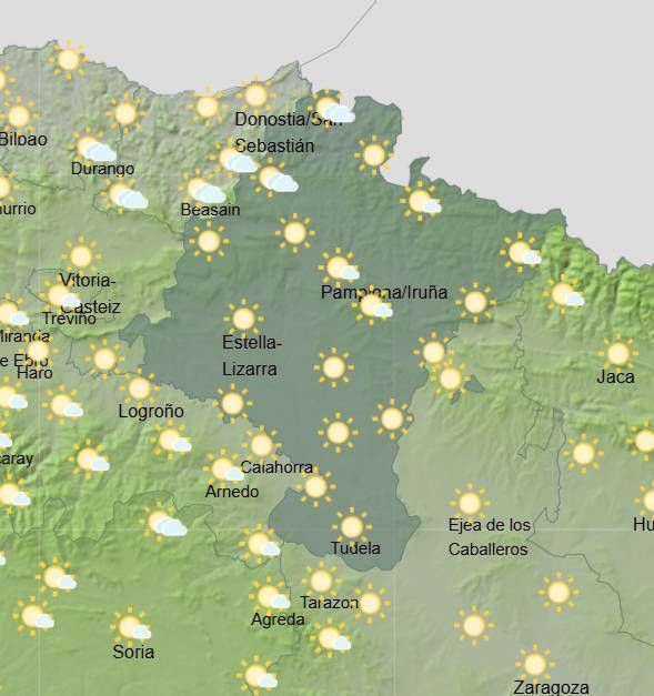 El sol lucirá el día 6 en Pamplona.