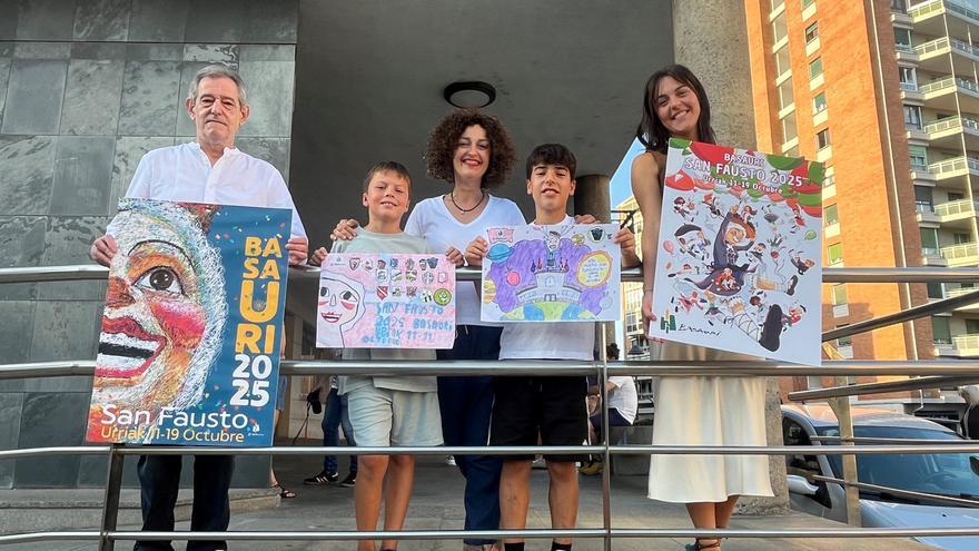 Amaia Bonachera gana el cartel de fiestas de Basauri con ‘San Fausto zeruan’