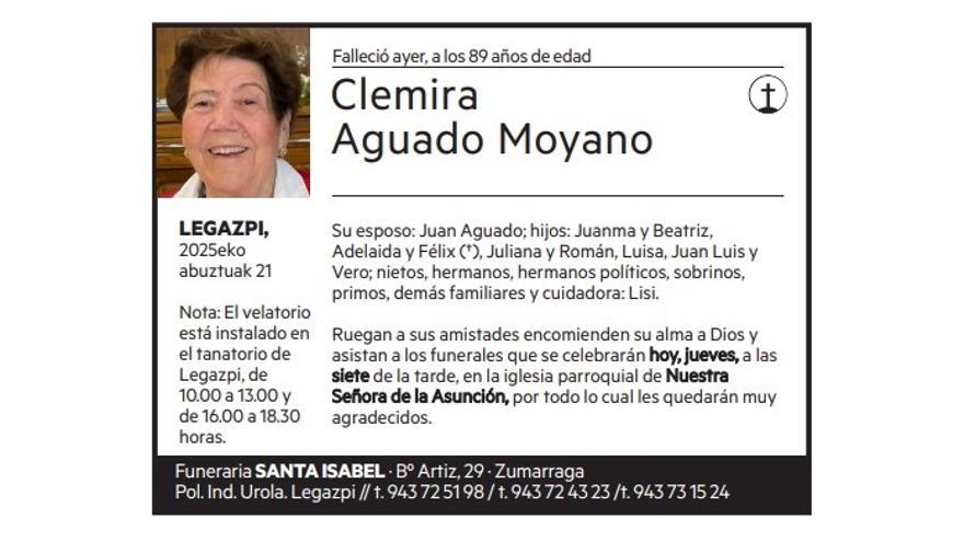 Clemira Aguado Moyano