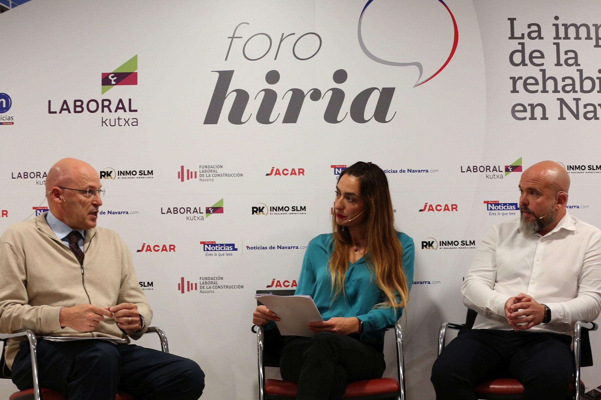 Fotos del Foro Hiria de la rehabilitación en Navarra