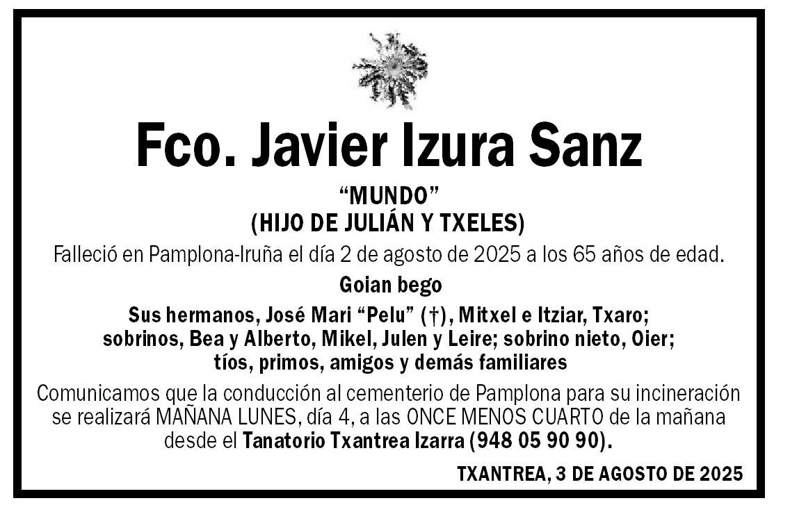 Fco. Javier Izura Sanz
