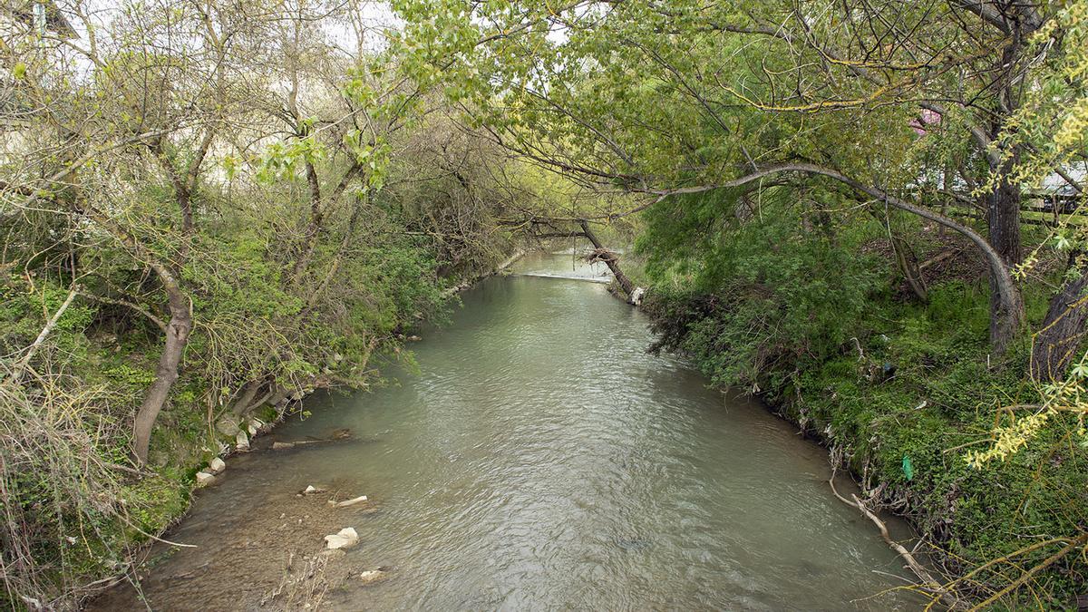 Vista del río Elorz.