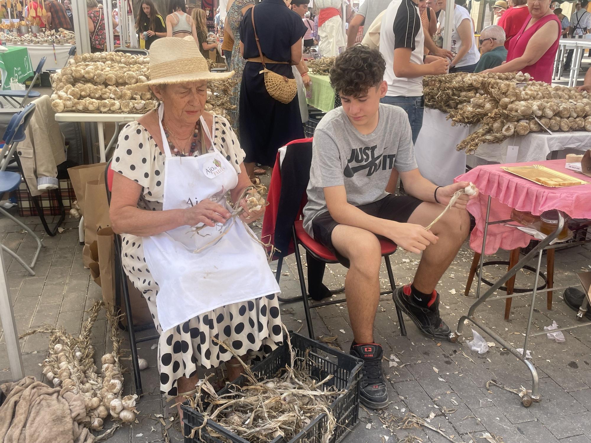 Falces celebra el XII Día del Ajo