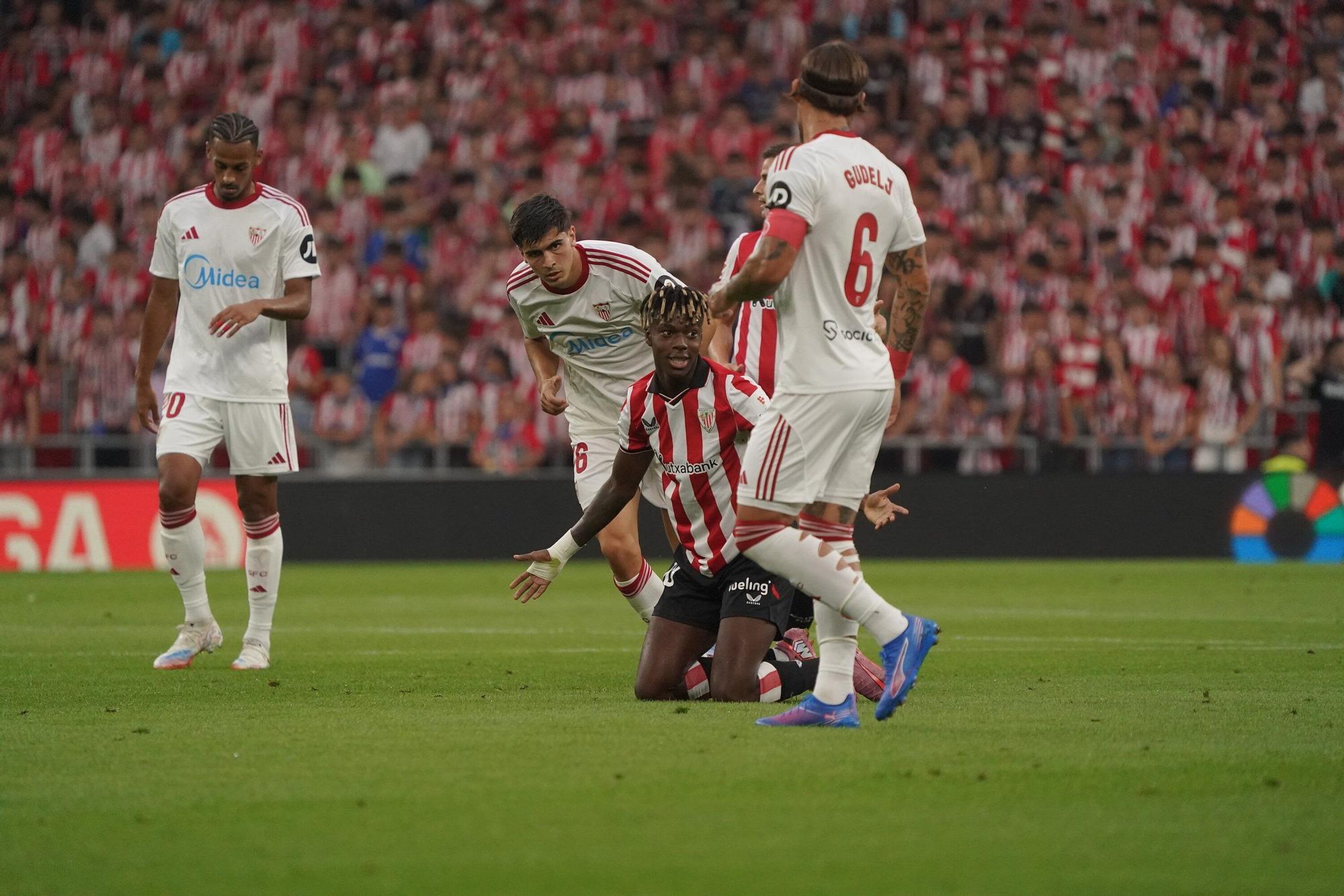 El Athletic-Sevilla, en imágenes