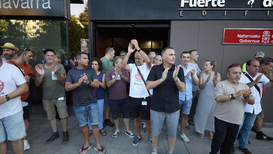 Agónica espera de la plantilla de BSH Esquíroz para conocer el resultado del ERE