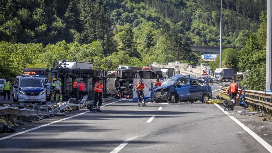 Accidente mortal en Elgoibar: “Si no llega a ser por el frenazo y la diligencia de la conductora, no sé qué habría pasado”