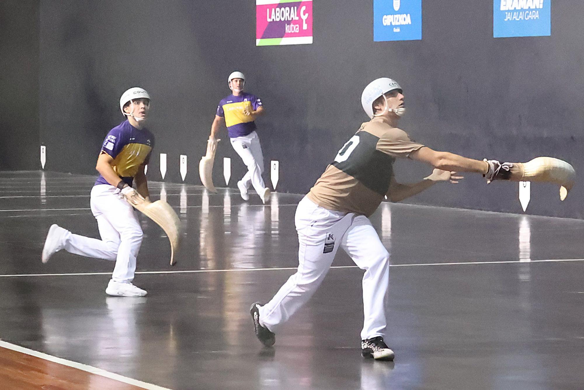 Sorozabal-Arai y Urreisti-Basque, primeros finalistas de la Final Four de la Jai Alai League