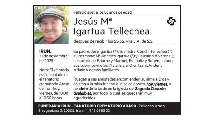 Jesús Mª Igartua Tellechea