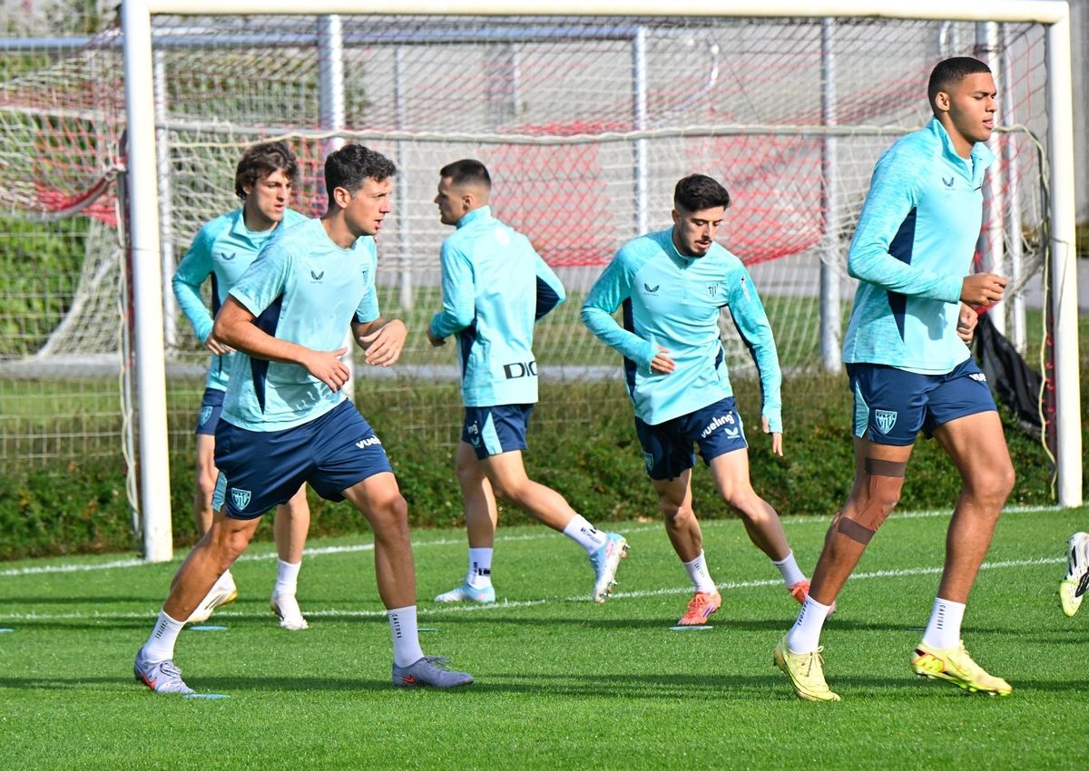 Entrenamiento del Athletic en Lezama