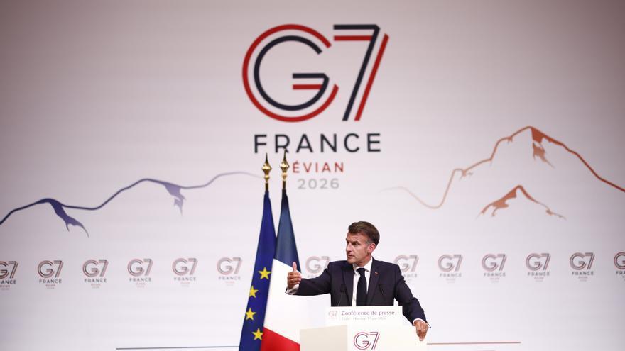 Macron proclama el éxito de un G7 marcado por la unidad sobre Ucrania