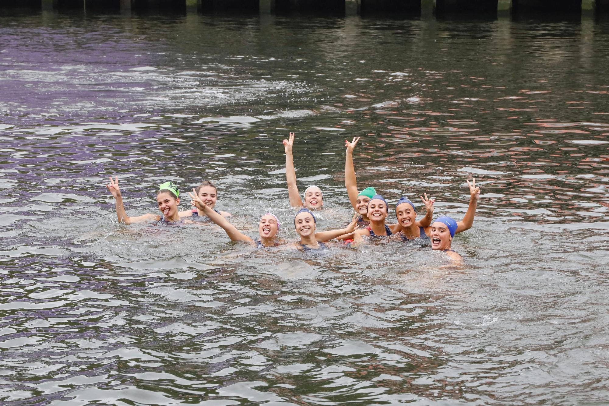 El waterpolo regresa a la Ría de Bilbao por Aste Nagusia