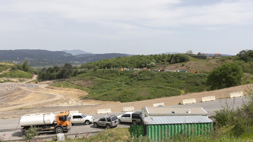 Paralizan los trabajos de descontaminación del vertedero de Artxanda