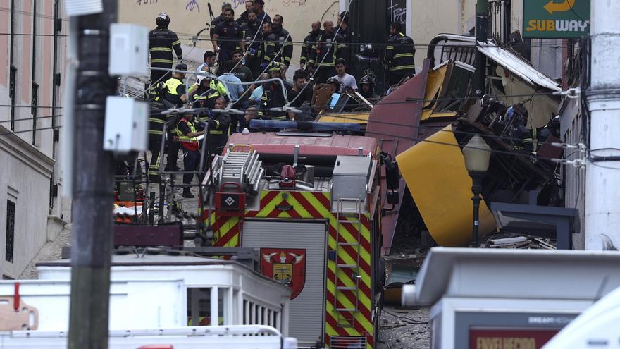 15 muertos y 18 heridos en el accidente de un funicular en Lisboa, según las autoridades
