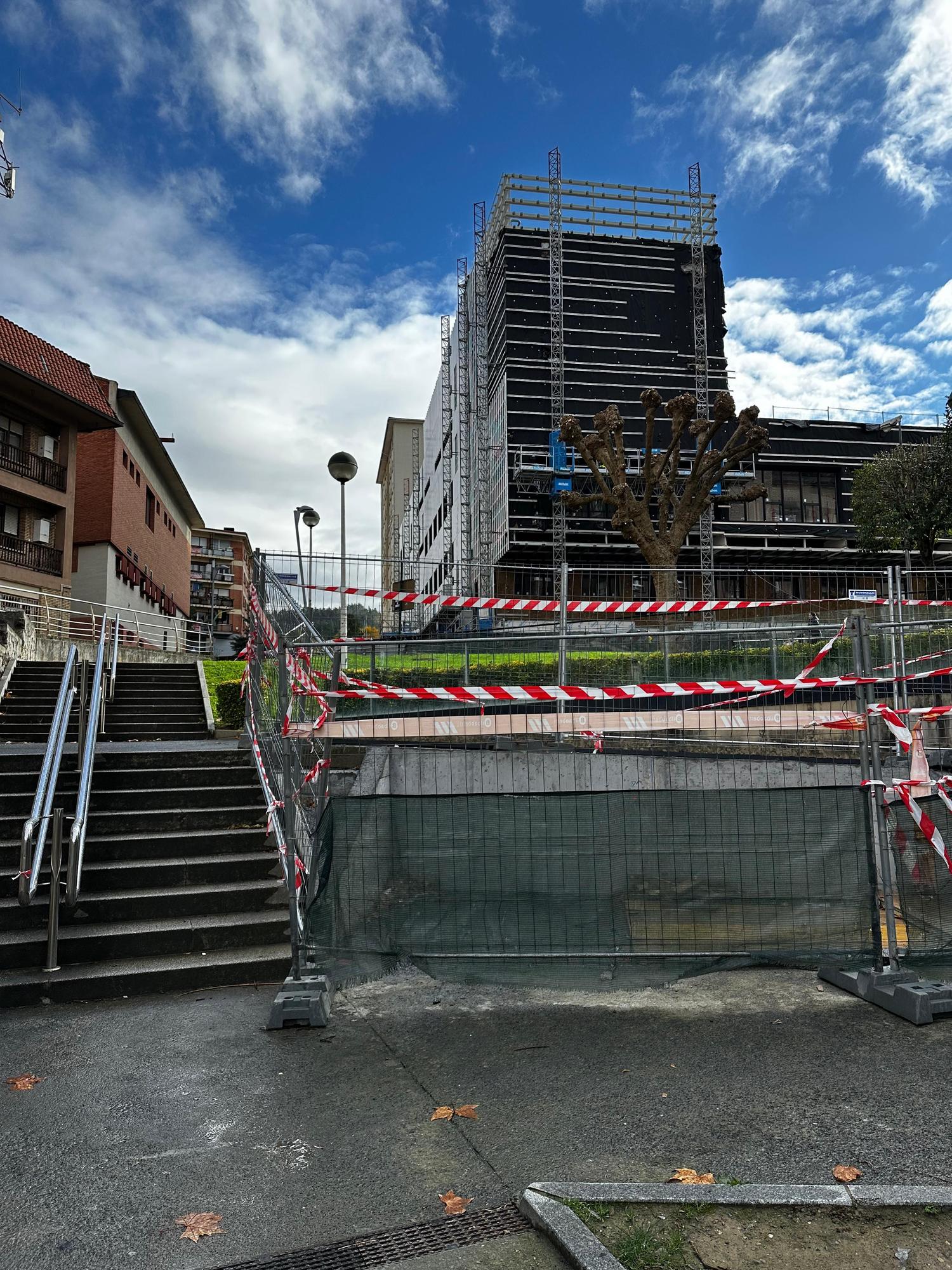 Zona en la que se construirá el tercer ascensor público a Latiorro