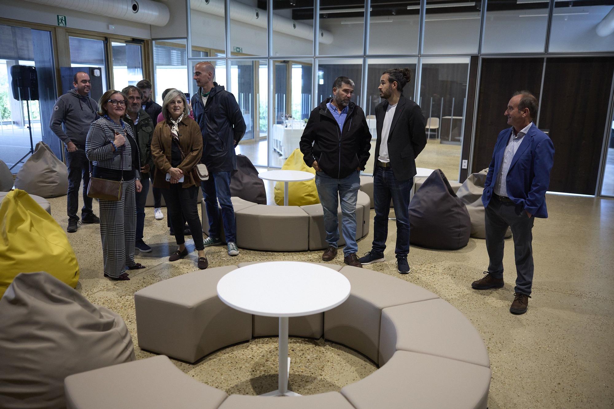 Inauguración del edificio destinado  a espacio joven del Ayuntamiento del Valle de Aranguren