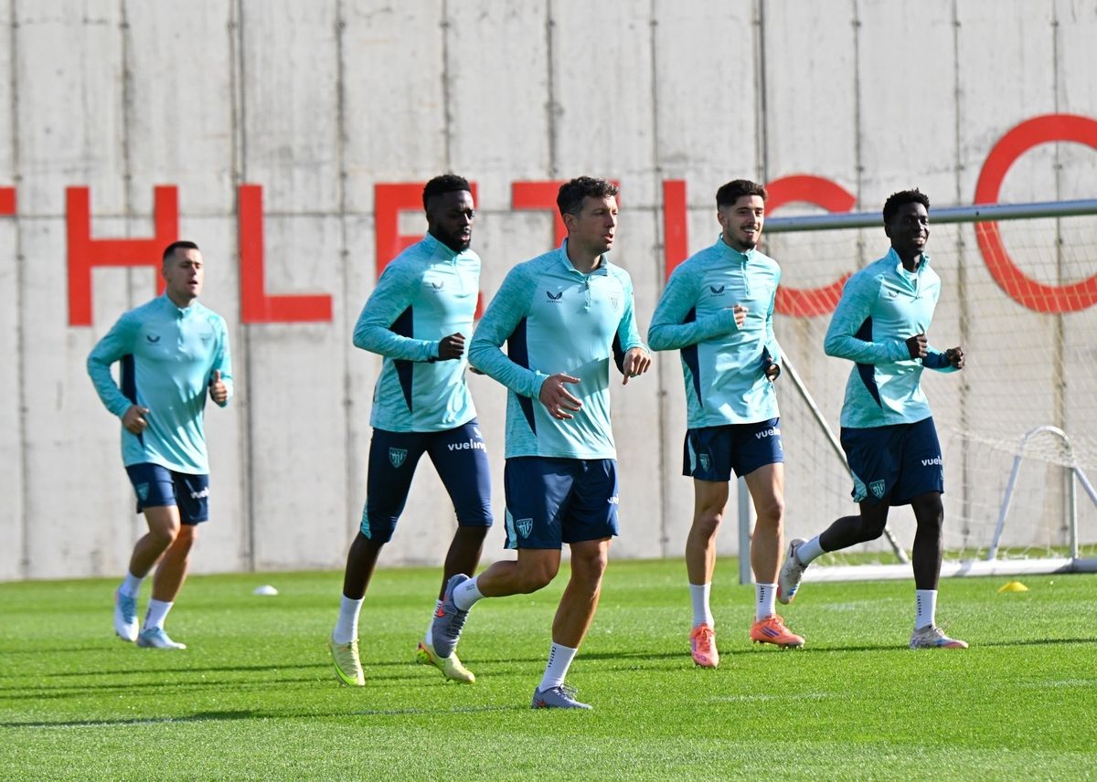 Entrenamiento del Athletic en Lezama