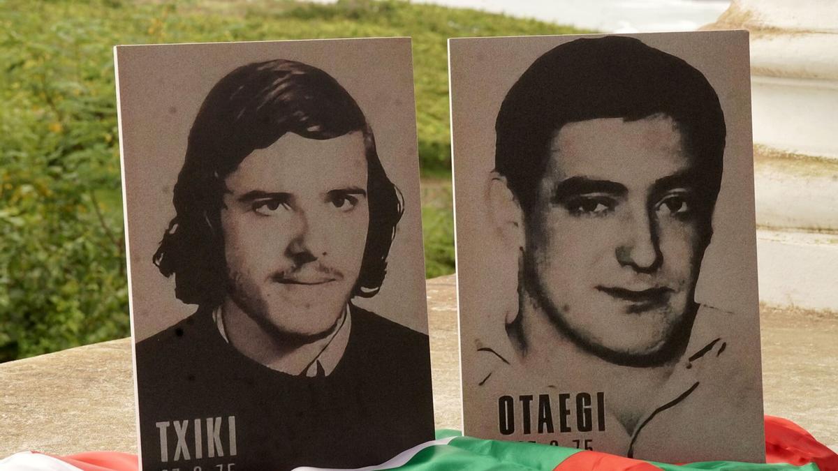 Imágenes de Txiki y Otaegi