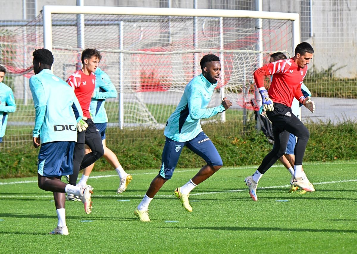 Entrenamiento del Athletic en Lezama