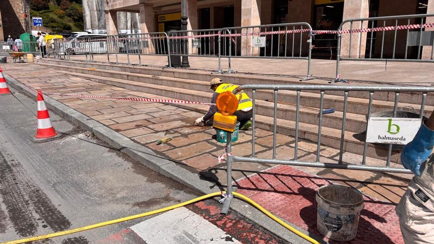Balmaseda apuntala la accesibilidad con 50.000 euros para aceras y pavimento