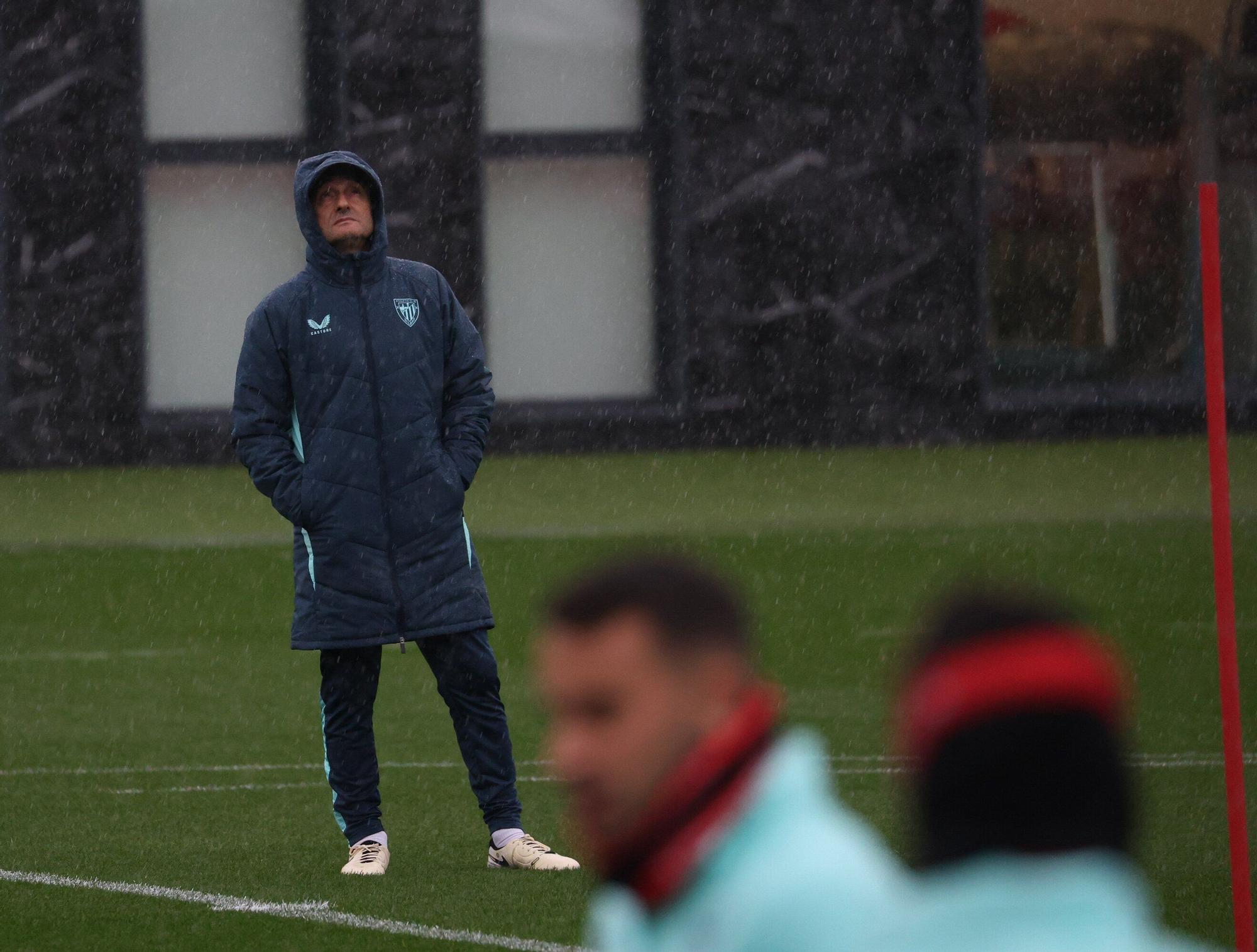 Entrenamiento del Athletic en Lezama