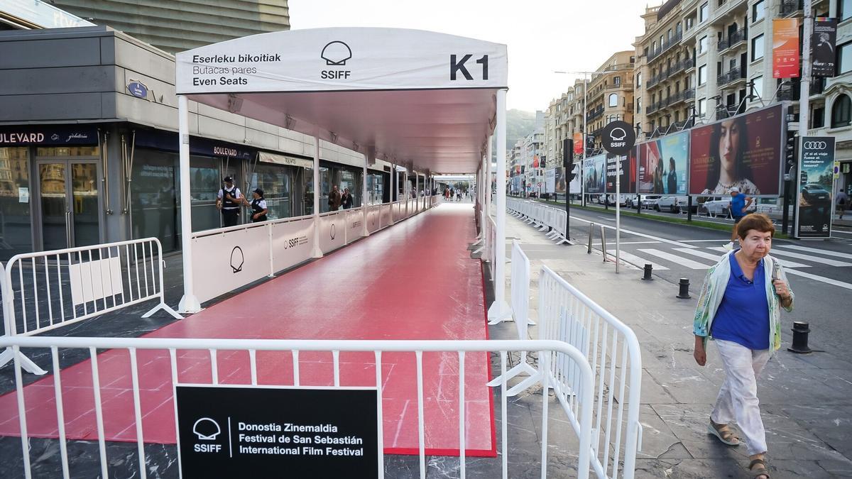 Alfombra roja del Kursaal