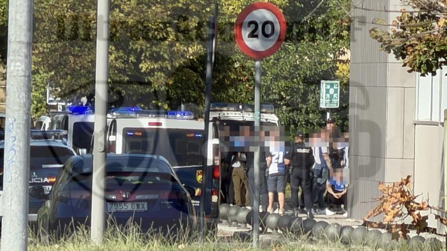 La Policía frustra una pelea pactada entre 130 ultras del Racing y el Alavés