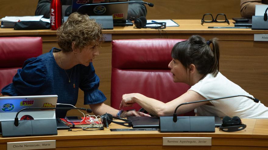Fotos del pleno del Parlamento de Navarra del jueves 28 de mayo