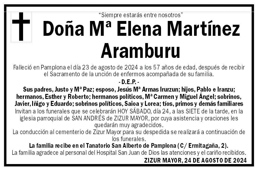 Mª Elena Martínez Aramburu