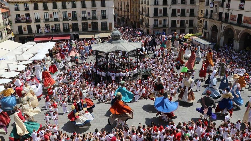 Fiestas de Tudela: El truco de la Gigantada de 1998