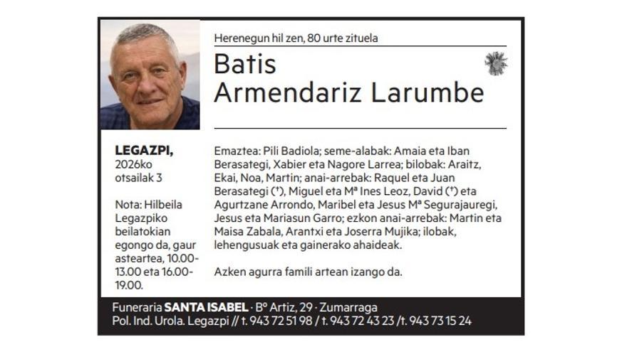 Batis Armendariz Larumbe
