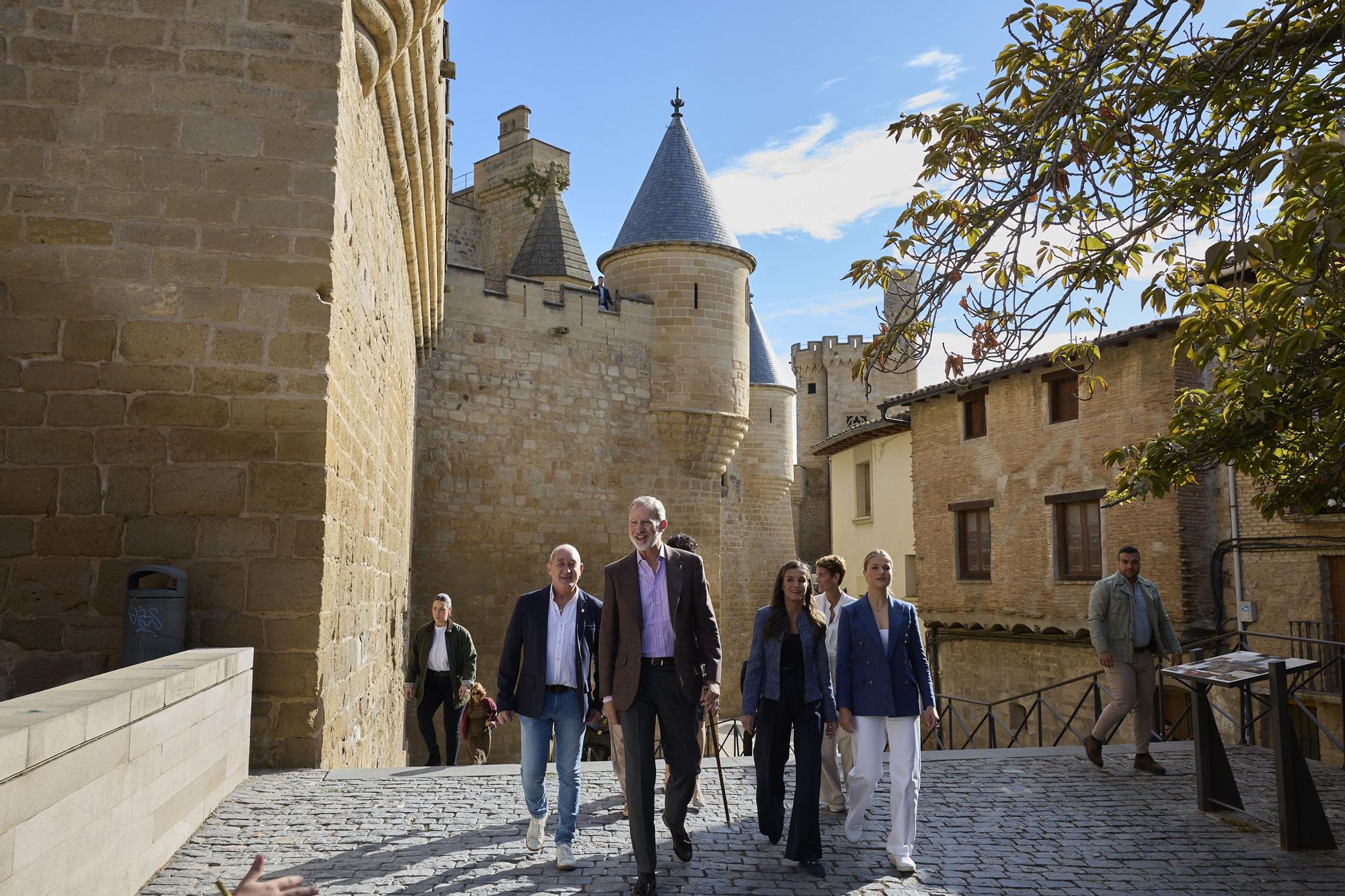 Fotos de la visita de los Reyes a Olite y Tudela