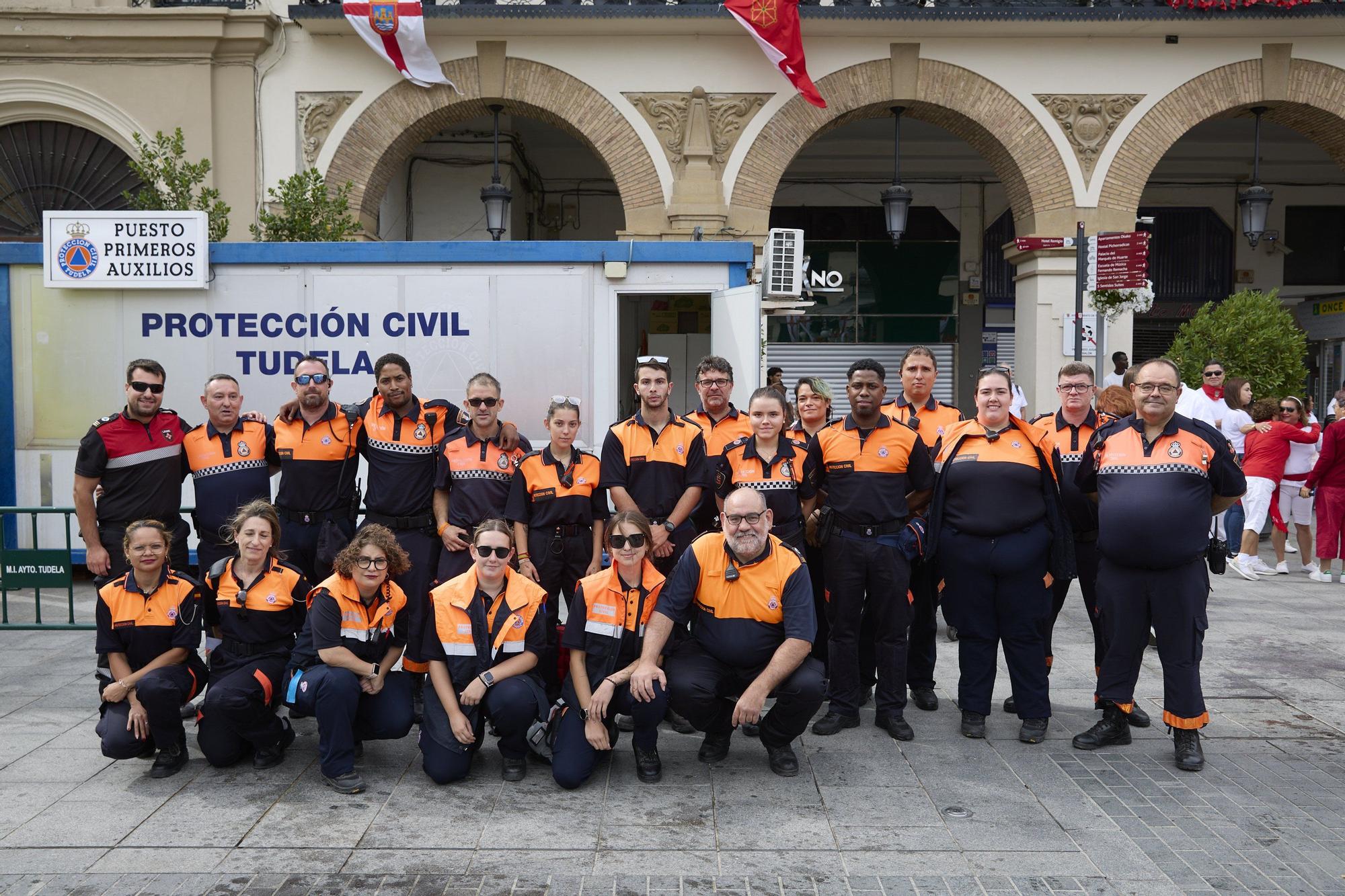Fotos del cohete de las fiestas de Tudela 2025